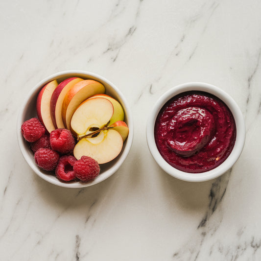 Organic Apple & Raspberry Puree Baby Food 70g